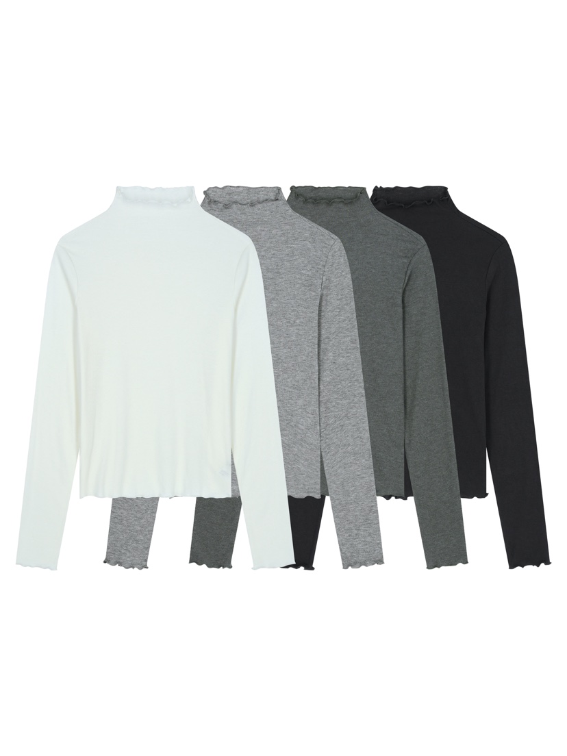 TEXTURE韓國直郵女裝新款26春季人氣熱賣時尚職業長袖T恤TEXTURE長袖T恤