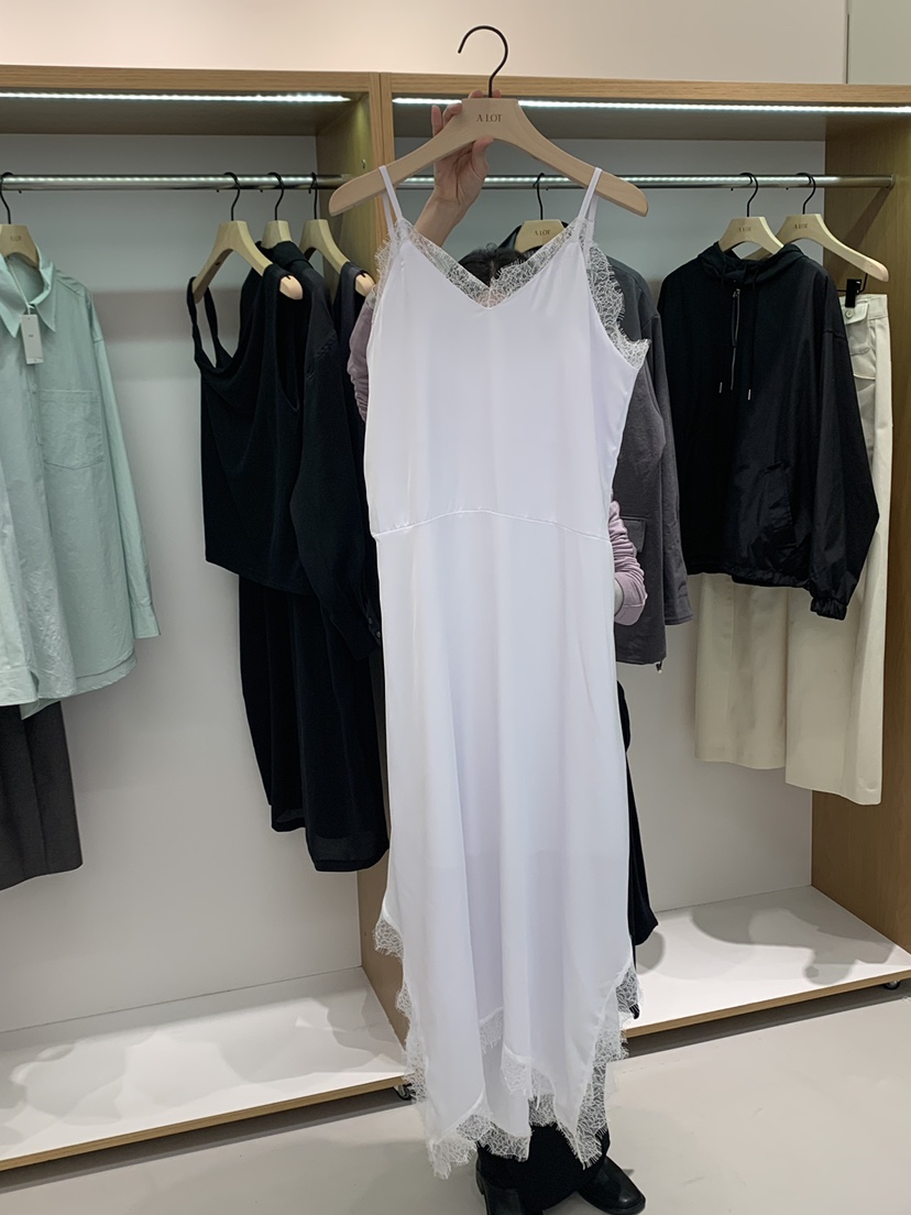 ALOT韓國直郵女士新款休閑職業推薦熱賣人氣26春季連衣裙蕾絲A LOT連衣裙圖色3