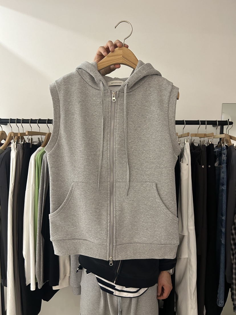 AS THOUGHT韓國直郵女士新款人氣熱賣休閑26春季職業馬甲AS THOUGHT馬甲圖色1