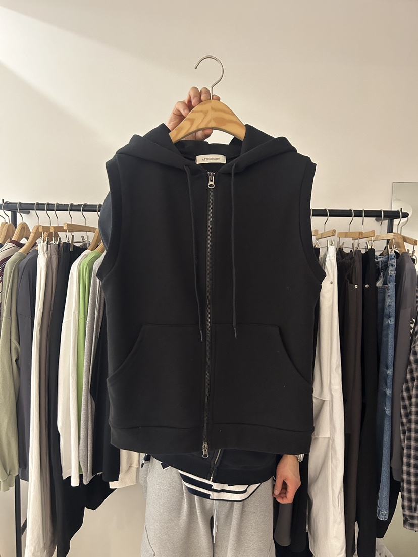 AS THOUGHT韓國直郵女士新款人氣熱賣休閑26春季職業馬甲AS THOUGHT馬甲圖色2