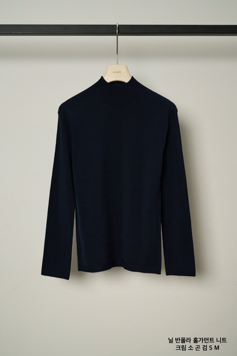 BLOSSOM東大門代購女士新款26春季時尚職業休閑推薦針織衫BLOSSOM針織衫圖色3深藍色