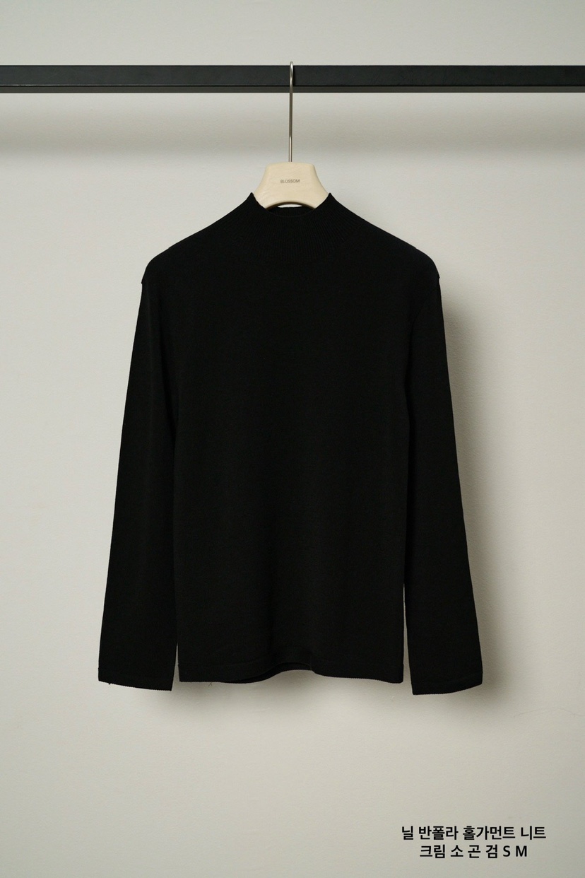 BLOSSOM東大門代購女士新款26春季時尚職業休閑推薦針織衫BLOSSOM針織衫圖色4黑色