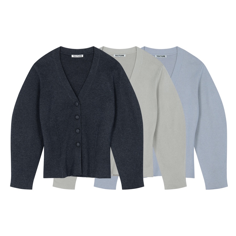 TEXTURE韓國直郵女裝新款熱賣推薦時尚休閑26春季職業針織衫TEXTURE針織衫