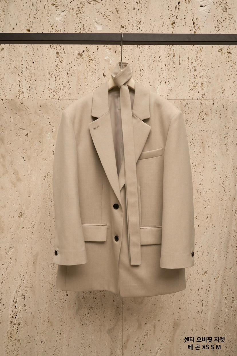 BLOSSOM韓國代購女士新品推薦26春季職業熱賣休閑夾克含腰帶BLOSSOM夾克圖色1