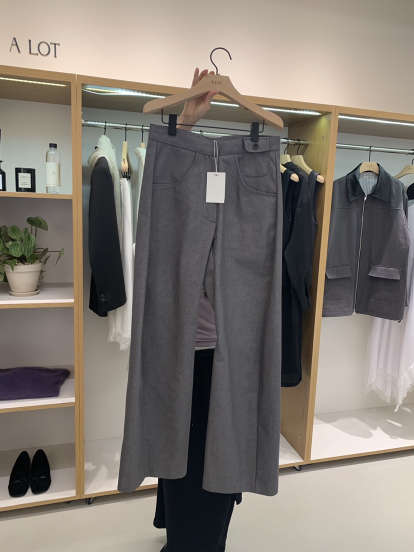 ALOT韓國直郵女裝新款休閑職業時尚推薦熱賣人氣休閑褲口袋A LOT休閑褲圖色2