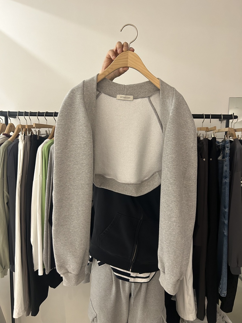 AS THOUGHT東大門直郵女士新品人氣時尚推薦26春季熱賣衛衣AS THOUGHT衛衣圖色1