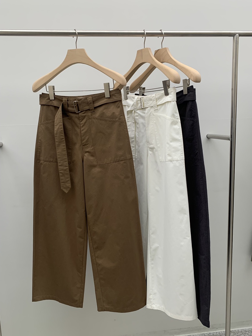 LEGACY BONE韓國直郵女裝新品休閑時尚職業休閑褲含腰帶LEGACY BONE休閑褲