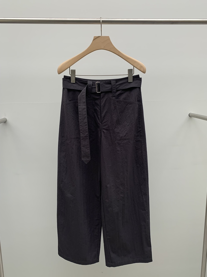 LEGACY BONE韓國直郵女裝新品休閑時尚職業休閑褲含腰帶LEGACY BONE休閑褲圖色3