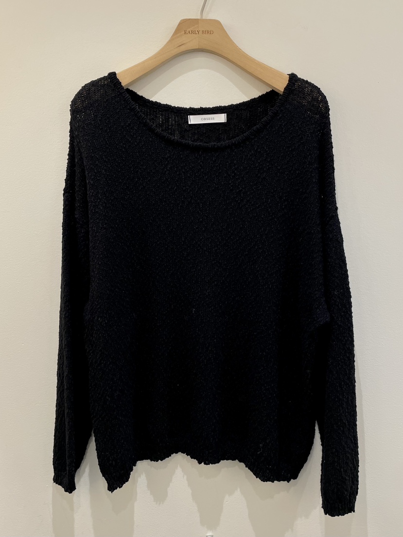 OBSESS韓國代購女裝新款推薦時尚休閑熱賣人氣職業針織衫OBSESS/EARLY BIRD針織衫圖色4