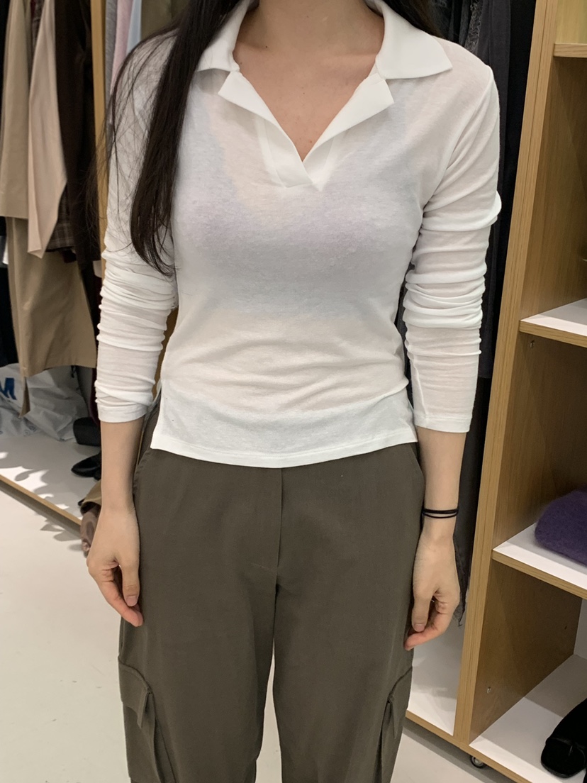 ALOT東大門直郵女士新款26春季人氣職業時尚休閑推薦長袖T恤A LOT長袖T恤圖色3