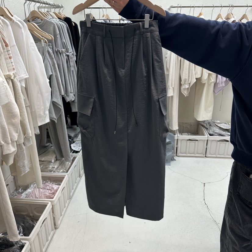 HUMMING BIRD韓國直郵女士新品推薦熱賣職業26春季休閑長裙HUMMING BIRD長裙圖色3