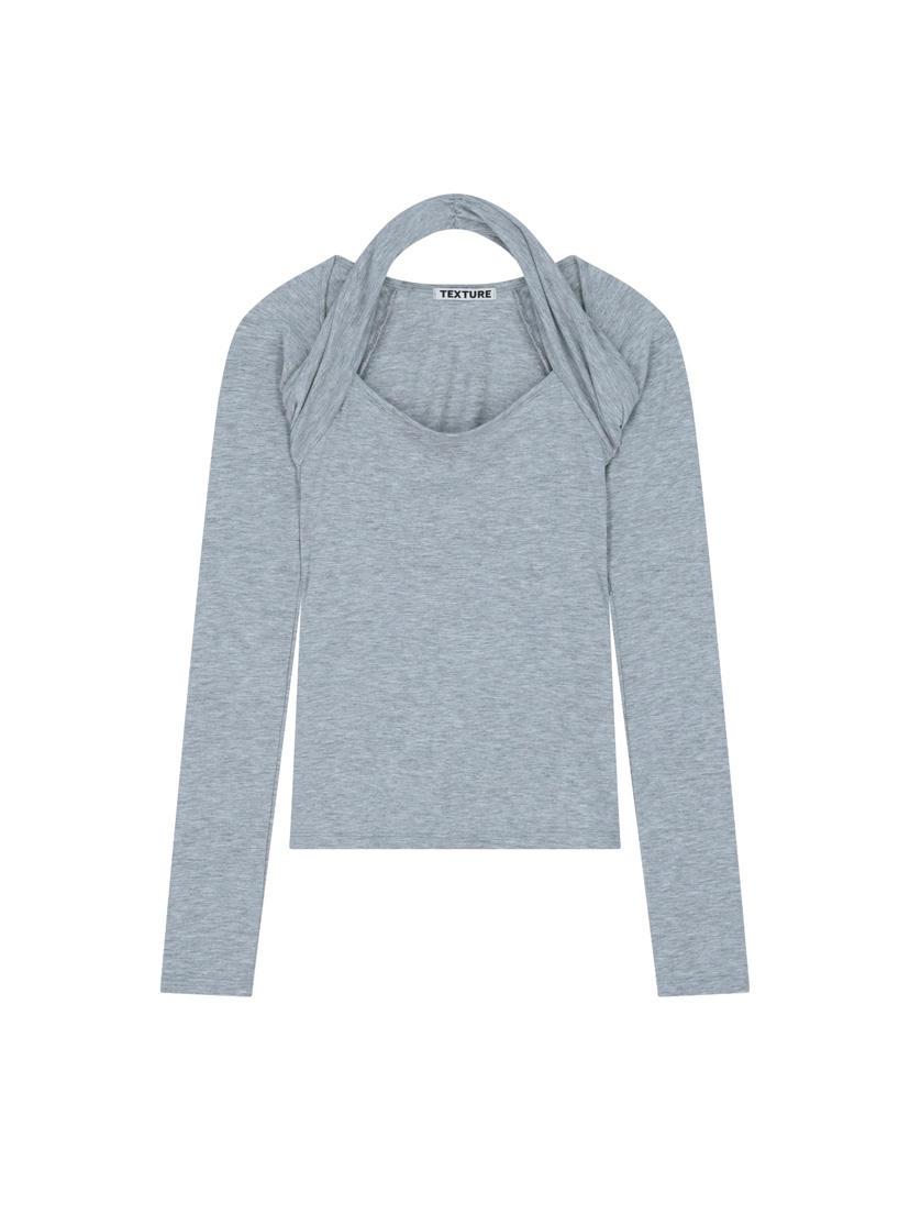 TEXTURE韓國直郵女士新款人氣熱賣休閑推薦時尚26春季長袖T恤TEXTURE長袖T恤圖色2