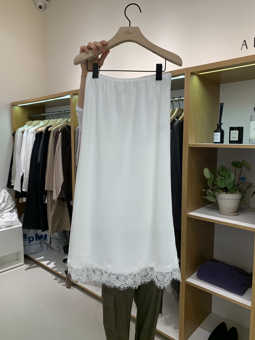 ALOT東大門實拍女裝新品職業26春季休閑人氣推薦長裙蕾絲A LOT長裙圖色1