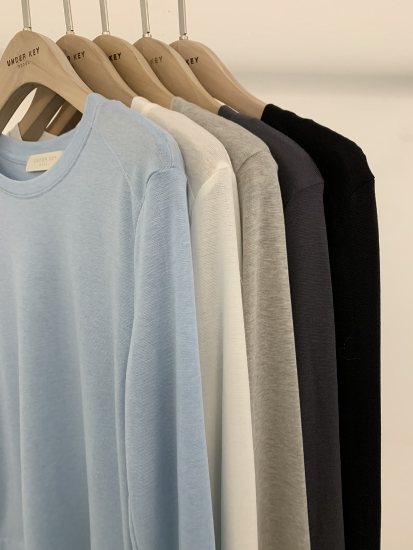 UNDER KEY東大門直郵女裝新款熱賣職業人氣時尚推薦長袖T恤UNDER KEY長袖T恤