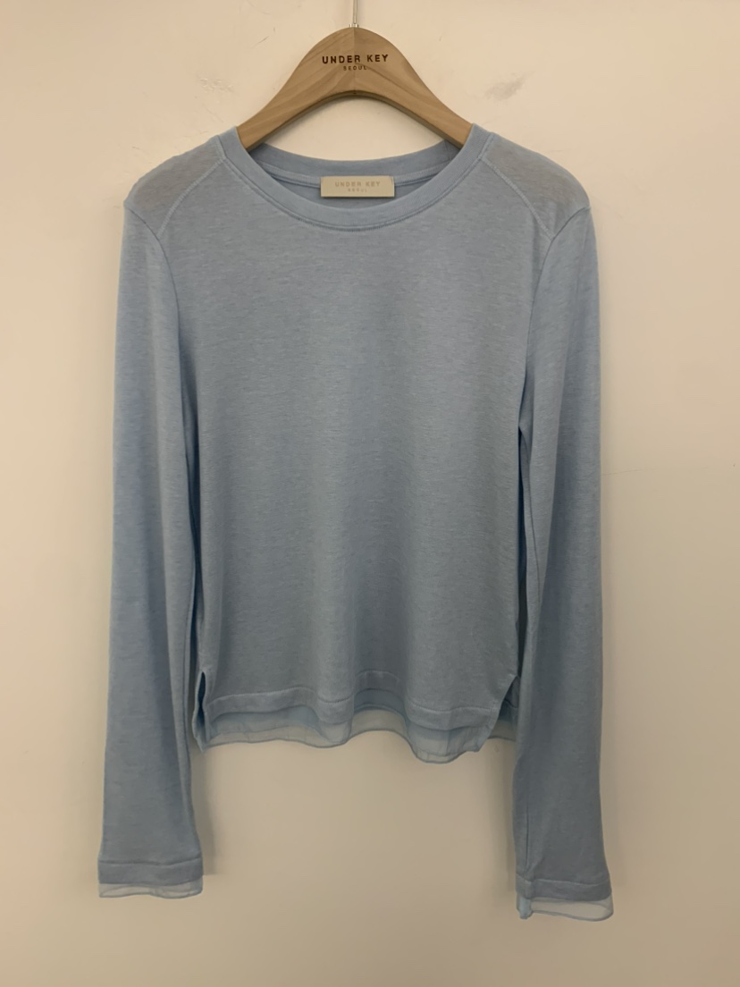 UNDER KEY東大門直郵女裝新款熱賣職業人氣時尚推薦長袖T恤UNDER KEY長袖T恤圖色4