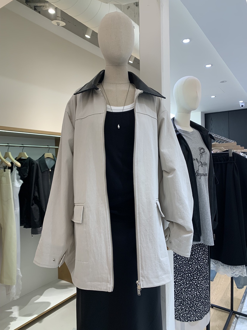 ALOT韓國直郵女裝新款推薦熱賣職業時尚休閑26春季夾克棉質A LOT夾克圖色2