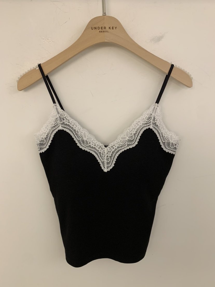 UNDER KEY東大門實拍女士新款職業推薦26春季時尚吊帶背心UNDER KEY吊帶/背心圖色3深藍色