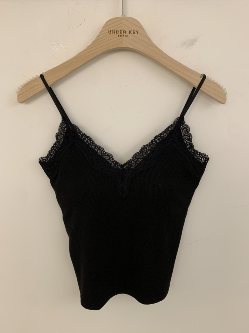 UNDER KEY東大門實拍女士新款職業推薦26春季時尚吊帶背心UNDER KEY吊帶/背心圖色4黑色