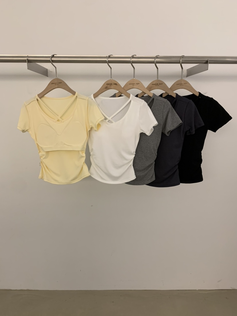 UNDER KEY韓國直郵女裝新款熱賣推薦休閑人氣26春季職業T恤UNDER KEYT恤