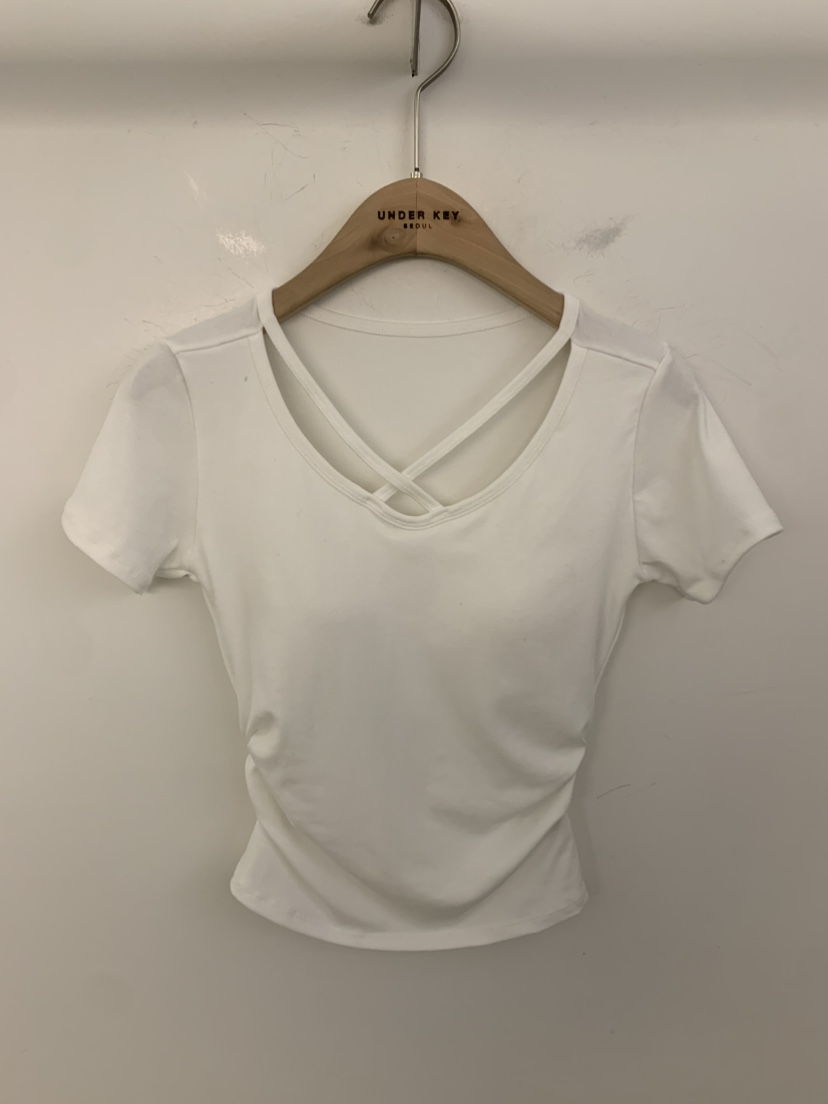 UNDER KEY韓國直郵女裝新款熱賣推薦休閑人氣26春季職業T恤UNDER KEYT恤圖色1