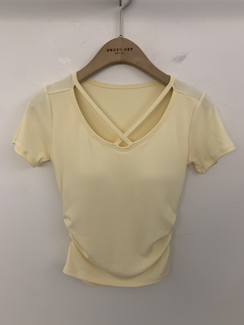UNDER KEY韓國直郵女裝新款熱賣推薦休閑人氣26春季職業T恤UNDER KEYT恤圖色5