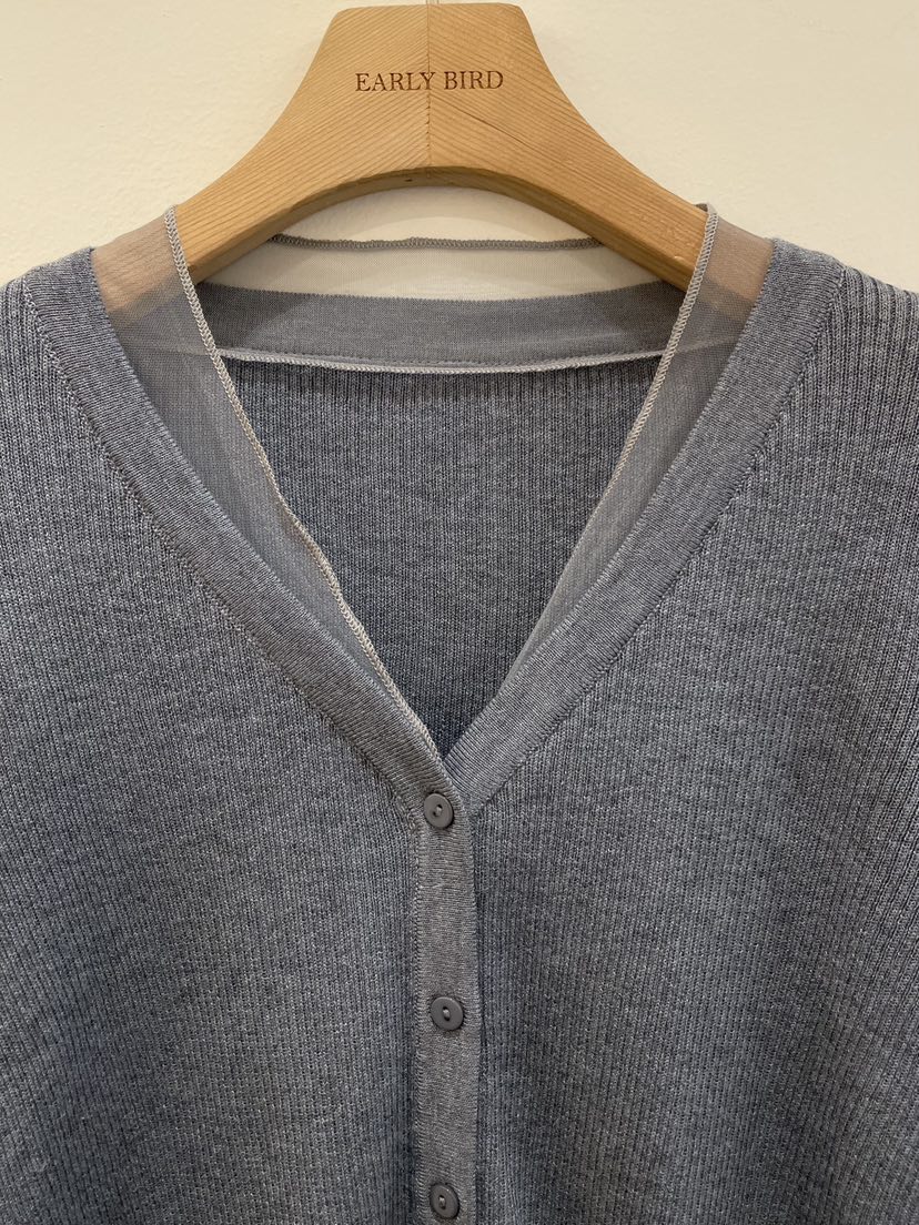 OBSESS韓國代購女士新品熱賣休閑人氣推薦針織衫雪紡褶皺OBSESS/EARLY BIRD針織衫