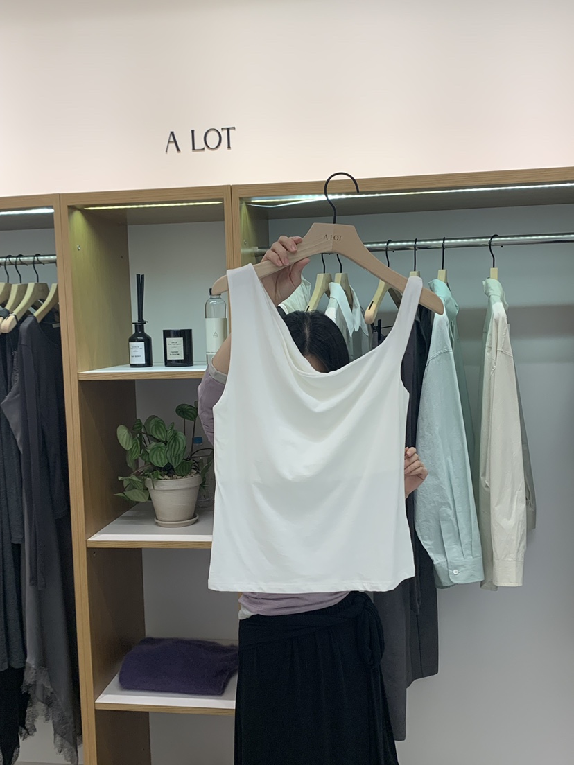 ALOT東大門實拍女士新品休閑時尚職業熱賣推薦人氣吊帶背心A LOT吊帶/背心圖色3