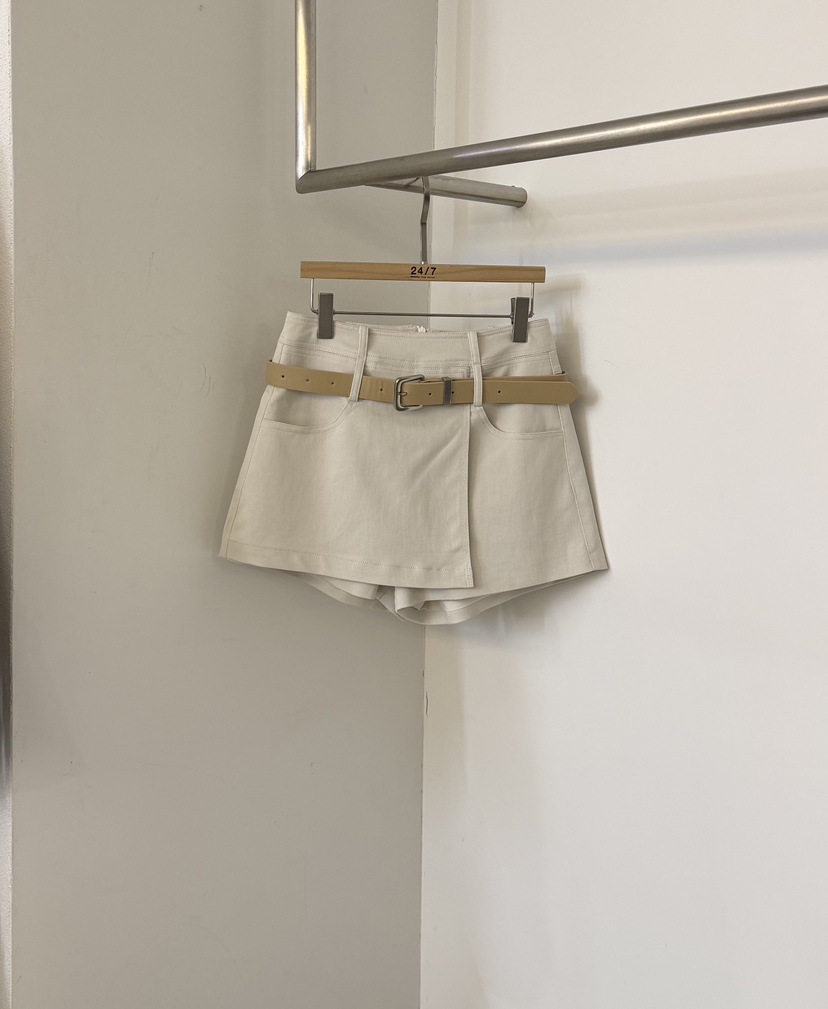 TWENTY FOUR SEVEN24-7東大門實拍女裝新款時尚裙褲含腰帶裹身裙TEWNTY FOUR SEVEN24-7裙褲圖色1