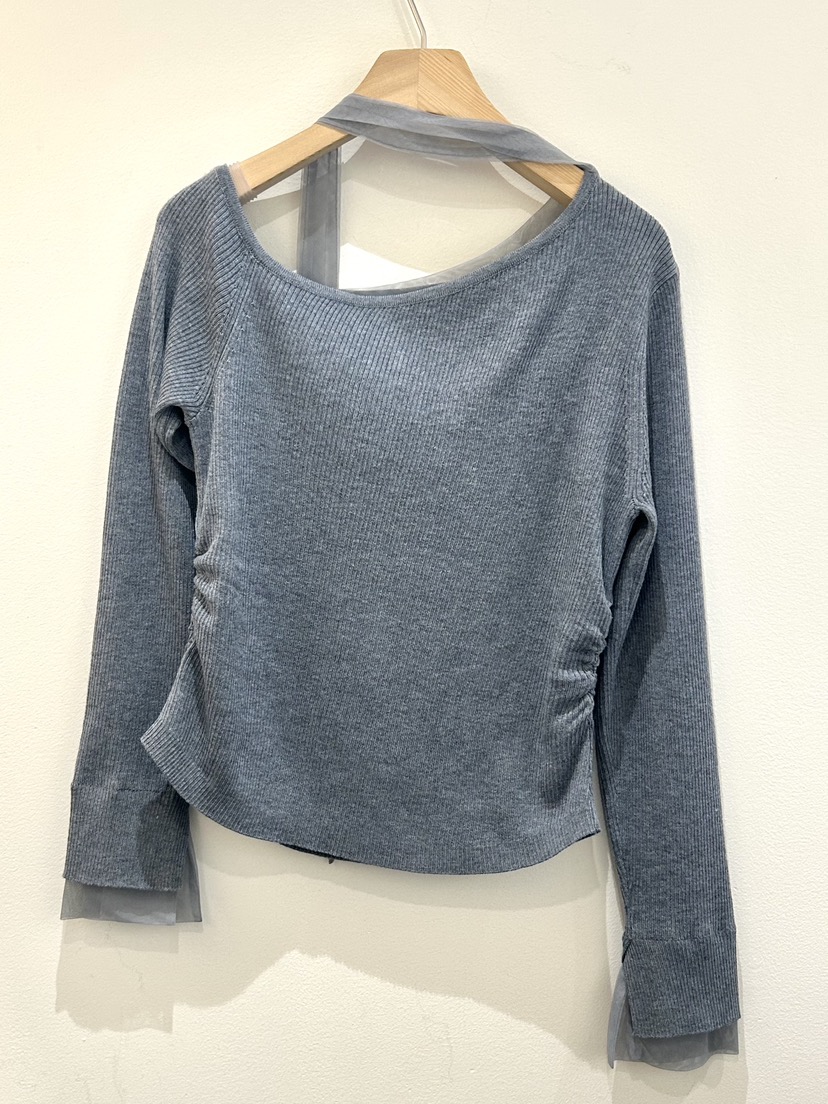 OBSESS東大門實拍女裝新款26春季熱賣人氣職業針織衫雪紡OBSESS/EARLY BIRD針織衫