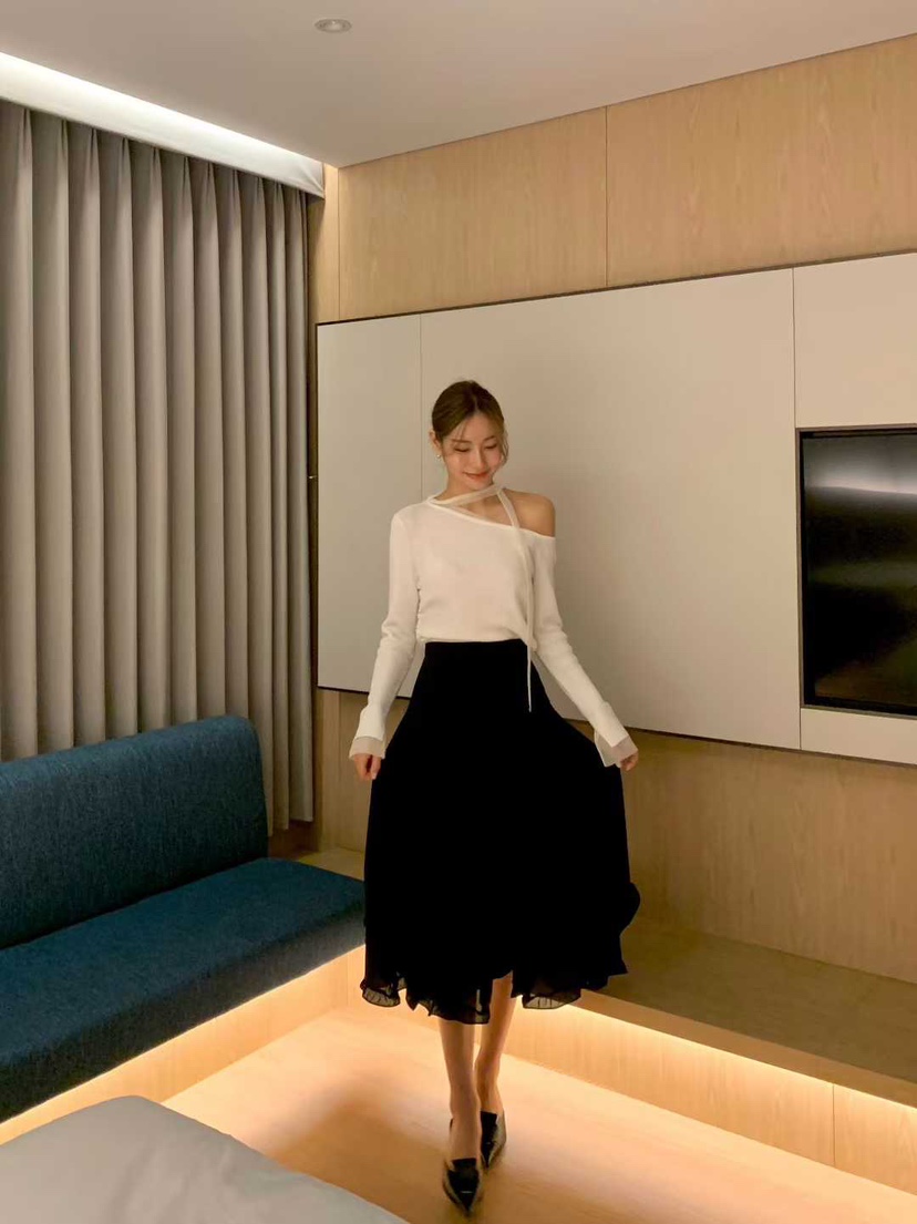 OBSESS東大門實拍女裝新款26春季熱賣人氣職業針織衫雪紡OBSESS/EARLY BIRD針織衫
