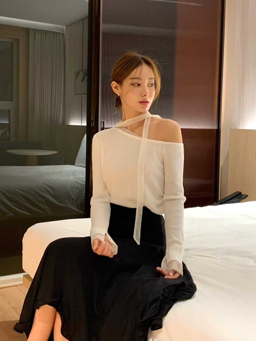 OBSESS東大門實拍女裝新款26春季熱賣人氣職業針織衫雪紡OBSESS/EARLY BIRD針織衫