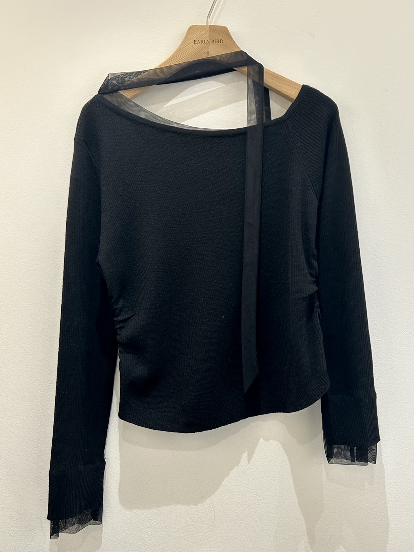 OBSESS東大門實拍女裝新款26春季熱賣人氣職業針織衫雪紡OBSESS/EARLY BIRD針織衫圖色3