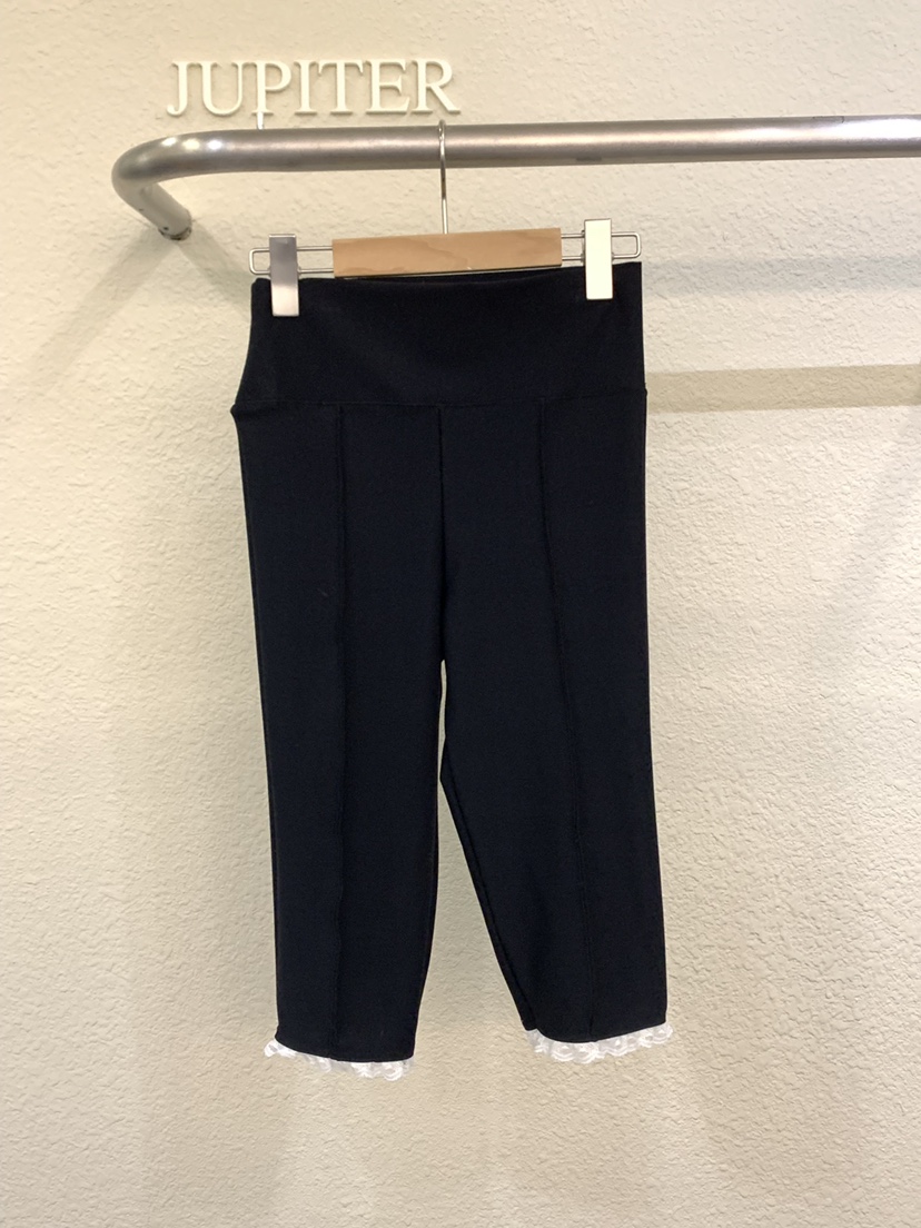 JUPITER東大門代購女士新款人氣時尚熱賣休閑短褲緊身褲褶裥JUPITER短褲圖色1墨色
