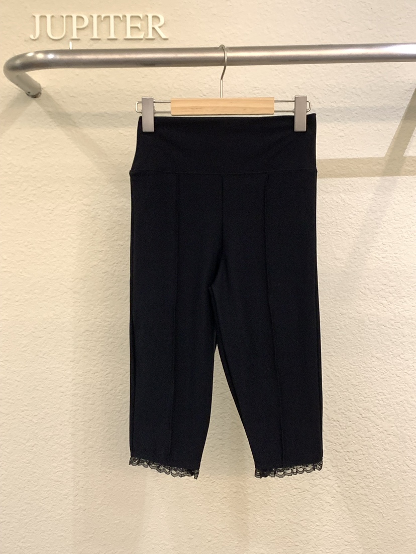 JUPITER東大門代購女士新款人氣時尚熱賣休閑短褲緊身褲褶裥JUPITER短褲圖色2黑色