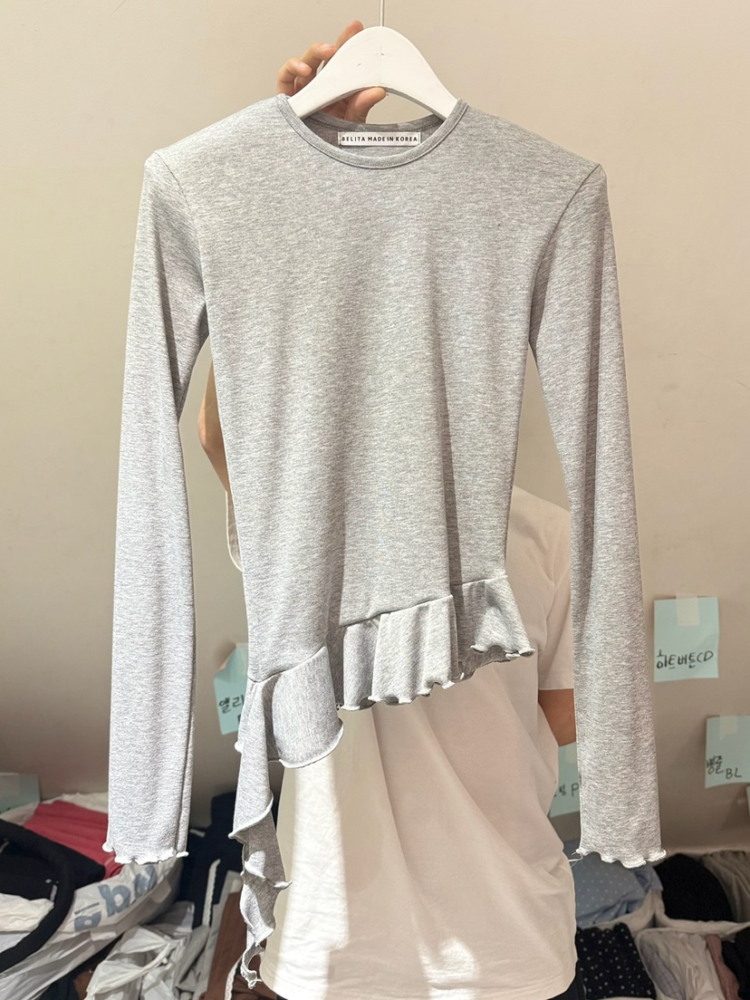 BELITA-L韓國直郵女裝新品26春季熱賣人氣休閑時尚長袖T恤BELITA-L長袖T恤圖色2