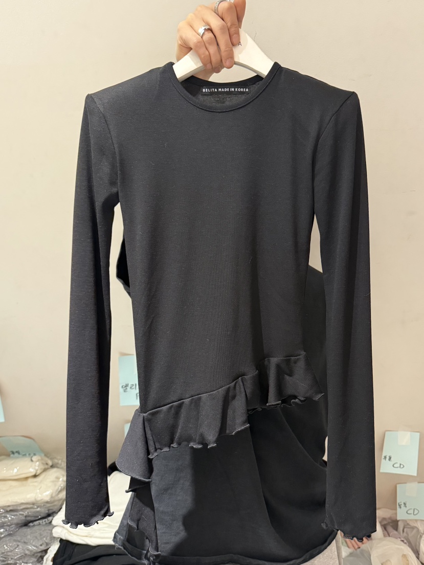 BELITA-L韓國直郵女裝新品26春季熱賣人氣休閑時尚長袖T恤BELITA-L長袖T恤圖色4