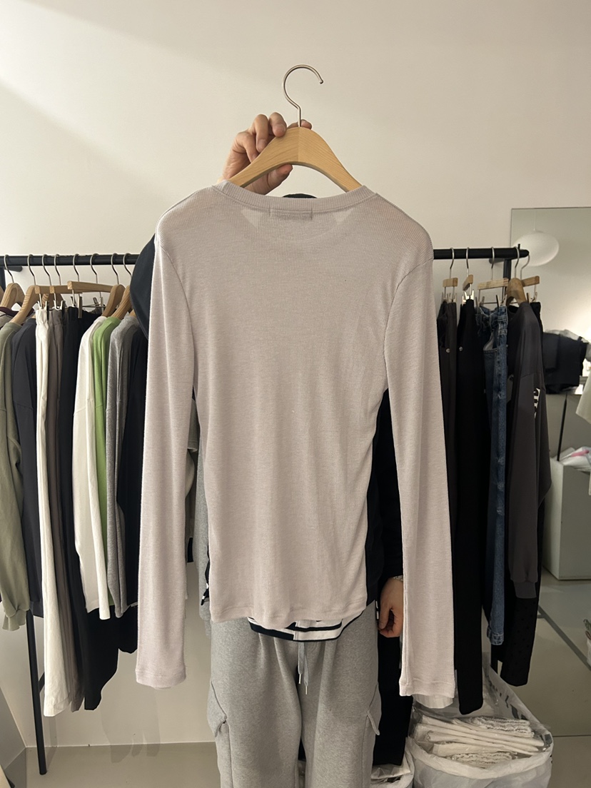 AS THOUGHT東大門實拍女士新品職業人氣熱賣時尚長袖T恤AS THOUGHT長袖T恤