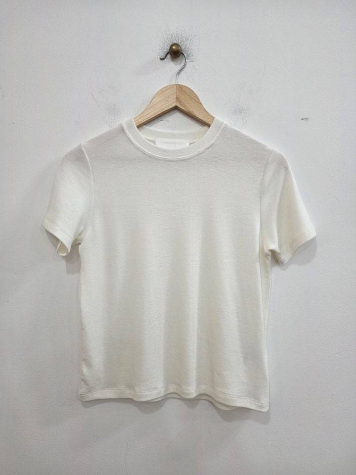 LE MIU韓國直郵女裝新款休閑推薦26春季熱賣時尚T恤羊毛LE_MIUT恤圖色1白色