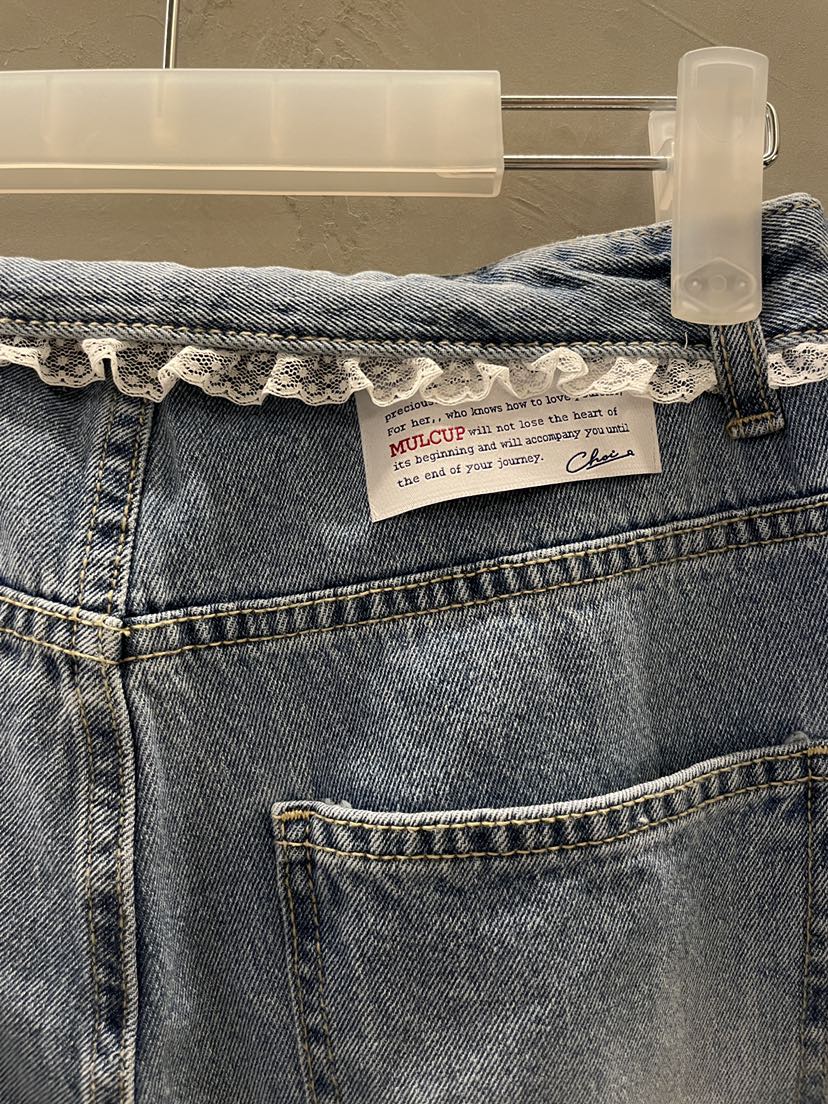 MULCUP東大門代購女裝新品26春夏熱賣真品人氣時尚牛仔褲MULCUP牛仔褲