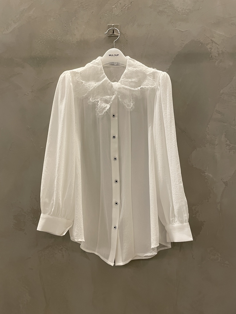 MULCUP東大門代購女裝新款熱賣休閑真品職業26春夏襯衫蕾絲衫MULCUP襯衫/蕾絲衫圖色1