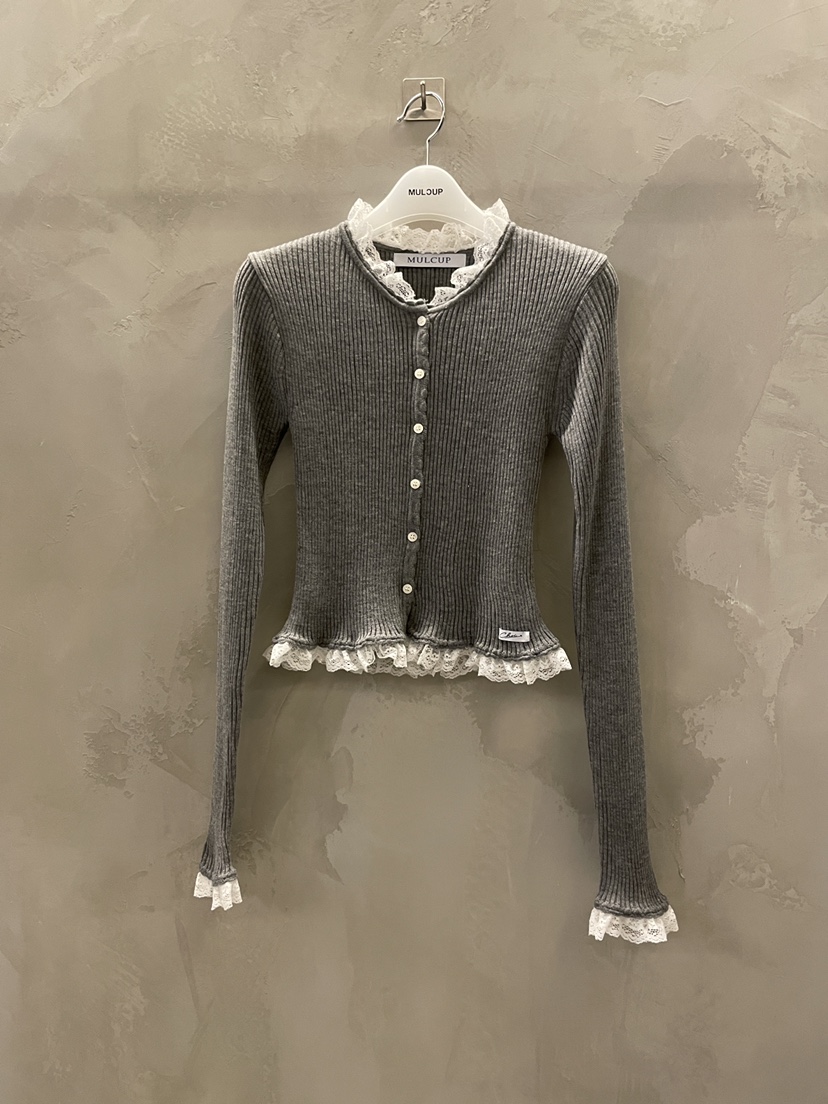 MULCUP韓國直郵女裝新款真品26春夏職業時尚熱賣針織衫開衫MULCUP針織衫圖色2