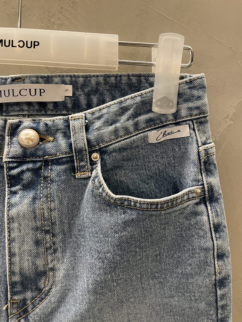 MULCUP東大門實拍女士新品人氣推薦真品熱賣職業26春夏牛仔褲MULCUP牛仔褲