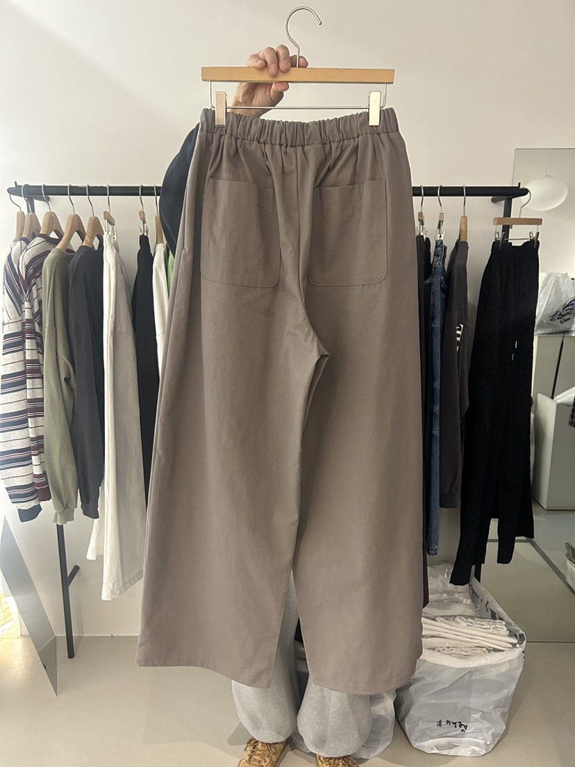 AS THOUGHT韓國代購女士新款休閑推薦職業26春夏休閑褲褶裥AS THOUGHT休閑褲