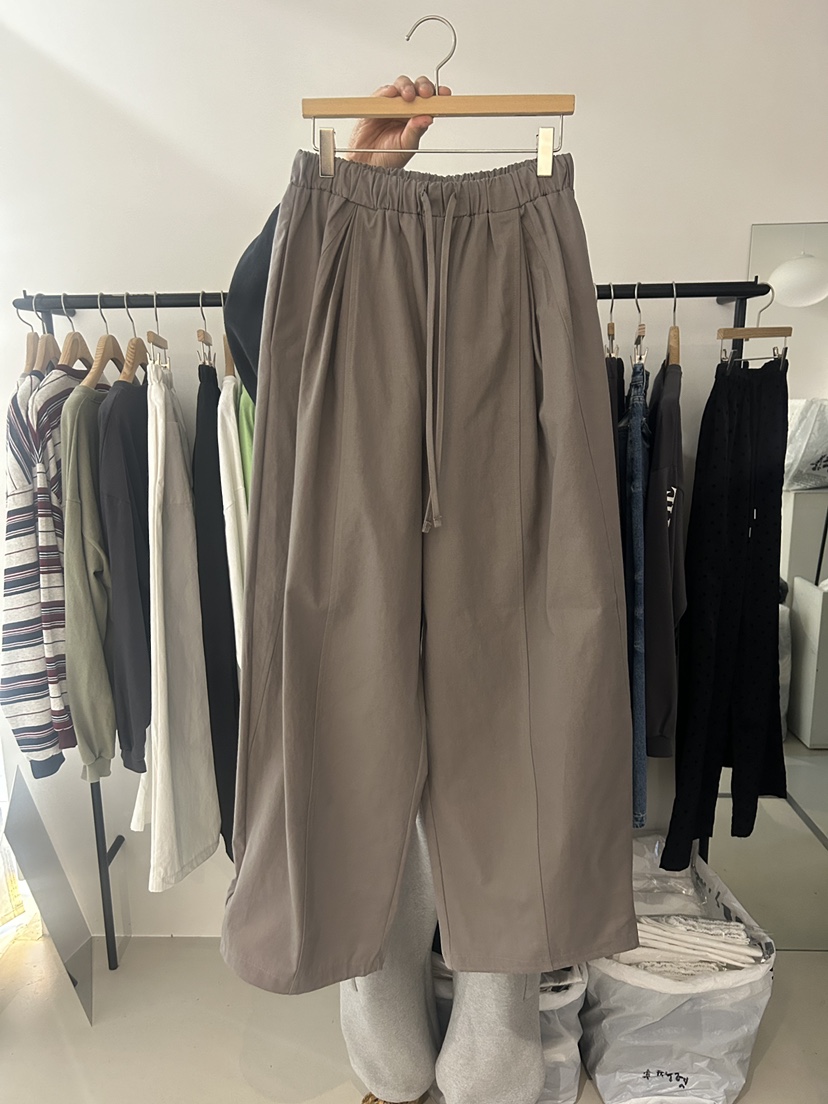 AS THOUGHT韓國代購女士新款休閑推薦職業26春夏休閑褲褶裥AS THOUGHT休閑褲圖色2