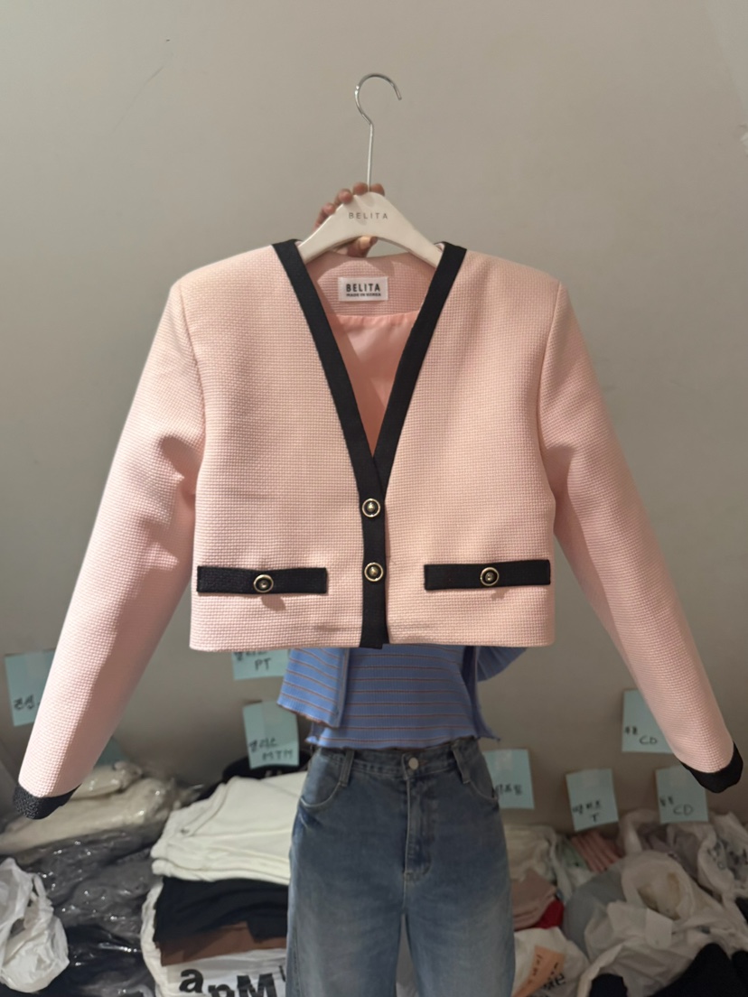 BELITA-L韓國代購女裝新款時尚推薦26春夏休閑真品職業夾克BELITA-L夾克圖色2