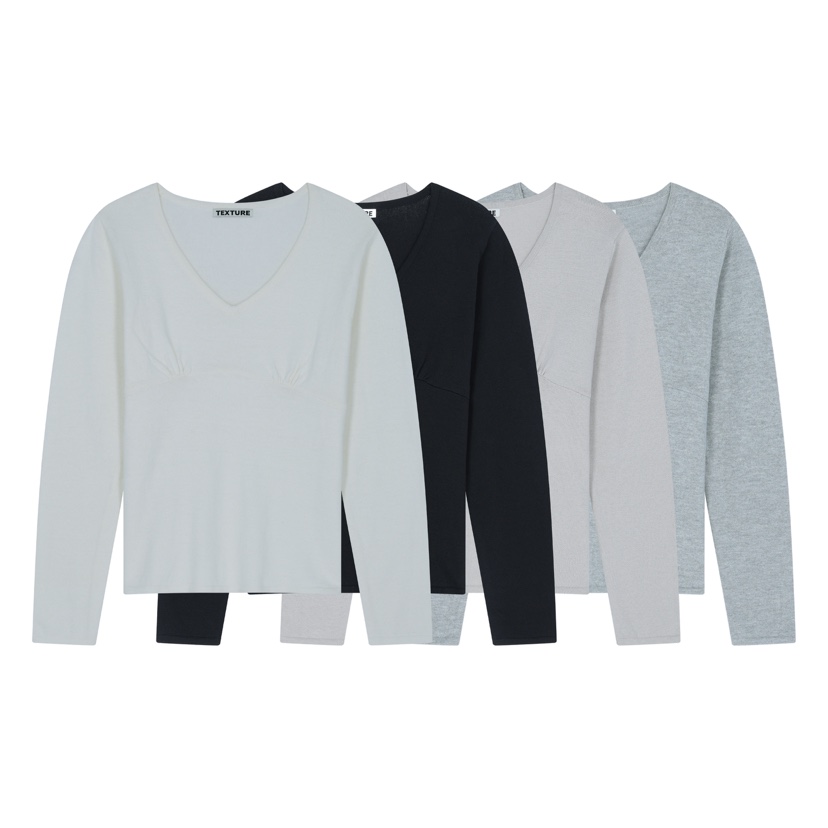 TEXTURE韓國直郵女士新款熱賣職業推薦時尚26春夏真品針織衫TEXTURE針織衫