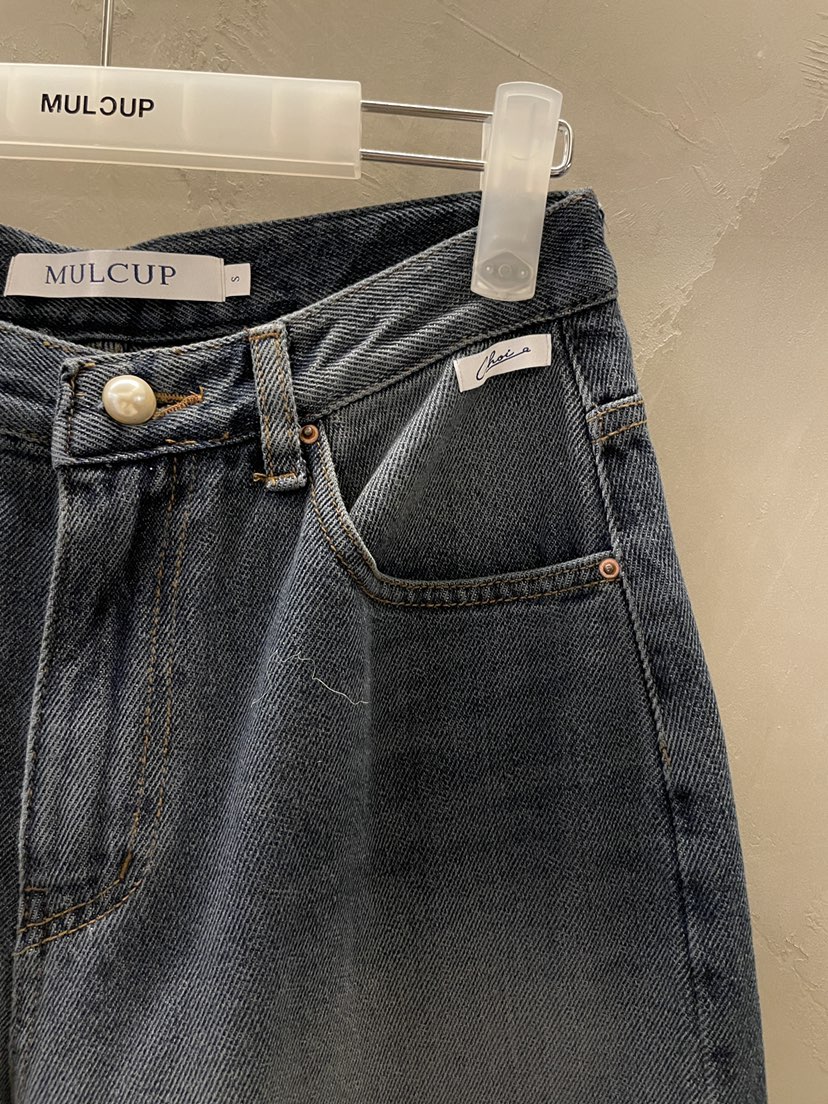 MULCUP韓國代購女裝新款推薦熱賣時尚職業真品人氣牛仔褲MULCUP牛仔褲