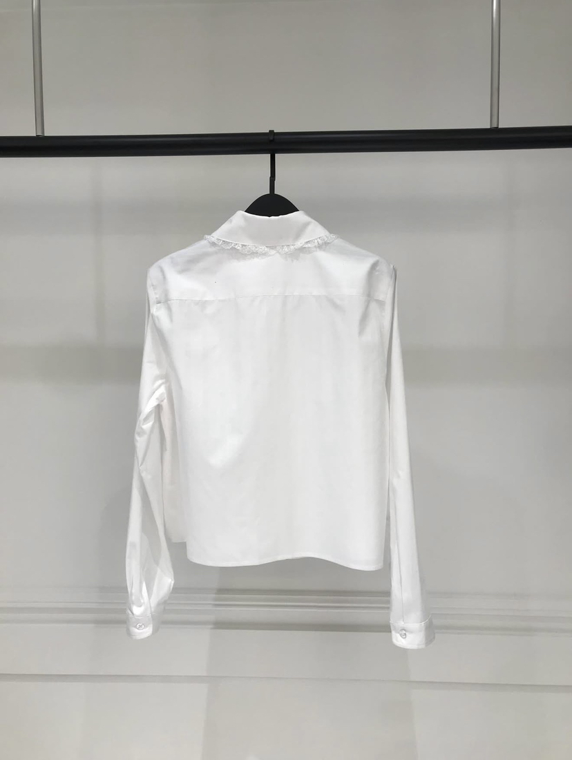 NEVER.1東大門實拍女士新款人氣真品休閑襯衫蕾絲衫口袋NEVER.1襯衫/蕾絲衫