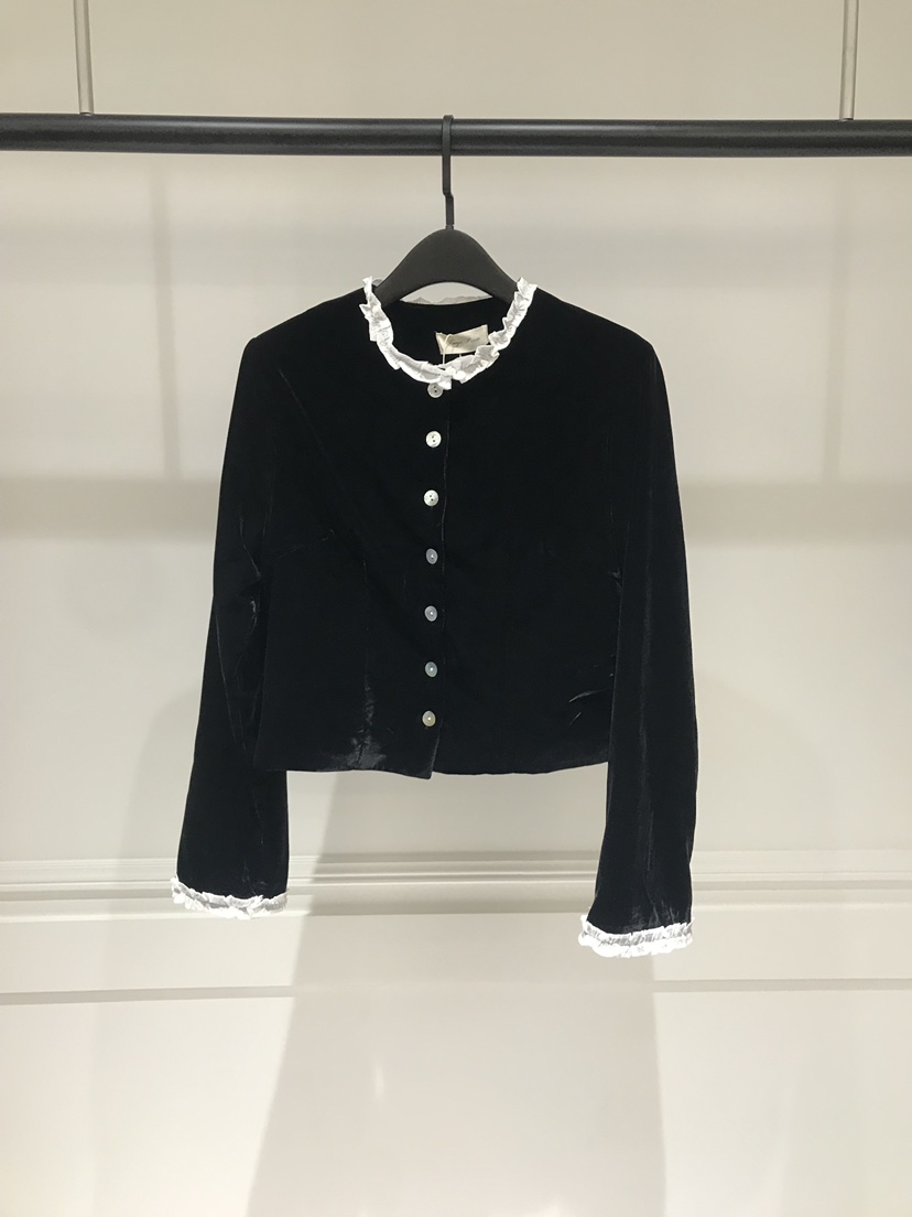 NEVER.1韓國直郵女士新品推薦職業休閑時尚真品夾克天鵝絨NEVER.1夾克圖色1白色