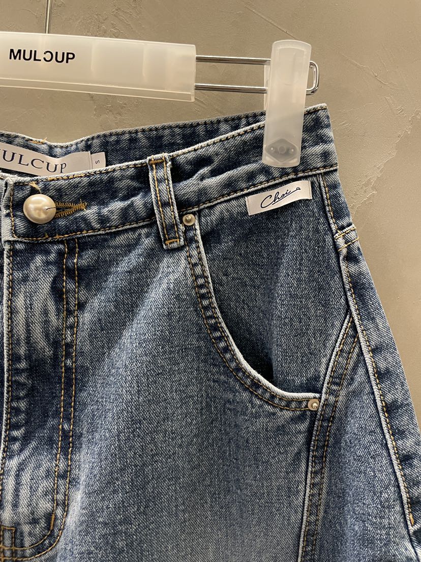 MULCUP韓國直郵女裝新款職業時尚休閑熱賣26春季人氣牛仔褲MULCUP牛仔褲